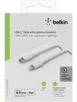Belkin BOOST CHARGE - Lightning-Kabel - USB-C (M) bis Lightning (M) - 2 m - wei&szlig;...
