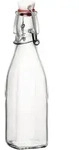 BORMIOLI ROCCO Swing Flasche mit B&uuml;gelverschluss, 4-Kant, Inhalt: 0,25 Liter