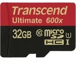 Transcend Ultimate series TS32GUSDHC10U1 - Flash-Speicherkarte - 32 GB - UHS Cla...