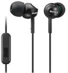 Sony MDR-EX110AP - Ohrh&ouml;rer mit Mikrofon - im Ohr - kabelgebunden - 3,5 mm Steck...