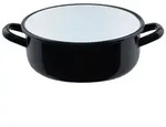 Riess Zwerge Kasserolle mit B&ouml;rdel &Oslash;16cm 1L Riesen und Zwerge Emaille