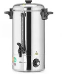 HENDI Hei&szlig;getr&auml;nkespender, 9L, Silber, 230V/2200W, 370x332x(H)472mm