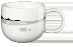 ASA Henkelbecher, north pole SNOWTRAC D. 10 cm, H. 8,5 cm, 0,4 l.