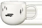 ASA Henkelbecher, skidding xmas SNOWTRAC D. 10 cm, H. 8,5 cm, 0,4 l.