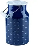 Riess Milchkanne mit Deckel Bl&uuml;mchenblau 2 Liter