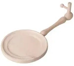 Riess Classic Pfannenknecht Profi Holzbrett mit Stiel 20/24cm