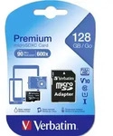 Verbatim Premium - Flash-Speicherkarte (SD-Adapter inbegriffen) - 128 GB - UHS C... Verbatim Premium - Flash-Speicherkarte (SD-Adapter inbegriffen) - 128 GB - UHS C...