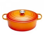Le Creuset BR&Auml;TER OVAL SIGNATURE 31 CM OFENROT