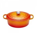 Le Creuset BR&Auml;TER OVAL SIGNATURE 27 CM OFENROT