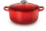 Le Creuset BR&Auml;TER RUND SIGNATURE 22 CM KIRSCHROT