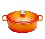 Le Creuset BR&Auml;TER OVAL SIGNATURE 29 CM OFENROT