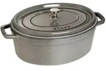 ZWILLING Br&auml;ter Gusseisen m.Deckel 31cm oval graphit-grau 40509-320-0 1003935 CO...