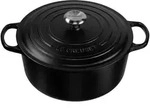 Le Creuset Signature Br&auml;ter rund 28 cm schwarz