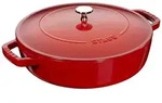Staub Multifunktionsbr&auml;ter Chistera Deckel Kirschrot 28cm