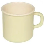 Riess Becher 3/8L &Oslash;8cm Pastell Gelb Emaille