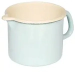 Riess Schnabeltopf &Oslash;14cm 1,5L Pastell T&uuml;rkis/Bunt Emaille