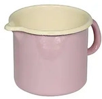 RIESS Milchtopf 1 Liter &Oslash;12cm rosa/bunt