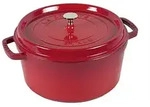 STAUB Br&auml;ter Cocotte 6,7 Liter&Oslash;28cm kirschrot