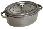 ZWILLING Br&auml;ter Gusseisen m.Deckel 29cm oval graphit-grau 40509-317-0 1003931 ST...
