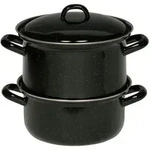 Riess Kartoffelkocher mit Deckel &Oslash;18cm 2 Liter 3 teilig Classic Schwarz...