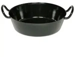 Riess Schnitzelpfanne &Oslash;34cm 4,5L Schwarz Emaille