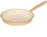 Riess Omelettpfanne aus Emaille 22 cm Goldgelb