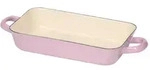 Riess Bratpfanne 26x17cm Pastell Rosa Emaille