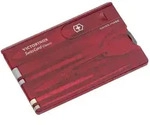 Victorinox Swiss Card Classic rot transparent
