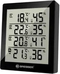 Bresser Temeo Hygro Quadro - Thermo-Hygrometer - digital - kabellos - Schwarz