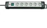 Brennenstuhl 1951560100 power extension 3 m 6 AC outlet(s) Indoor Black, Light G...