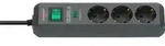 Brennenstuhl 1158810315 power extension 1.5 m 3 AC outlet(s) Indoor Anthracite