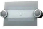 REV - T&uuml;rklingel - kabelgebunden - Silber, Glas