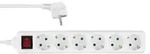REV - Steckdosenleiste - Wechselstrom 250 V - 3500 Watt - Ausgangsanschl&uuml;sse: 6 ...