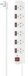 Hama 6+1", XL - Verl&auml;ngerungsschnur - 230 V - 3500 Watt - Ausgangsanschl&uuml;sse:...