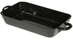 Riess Bratpfanne 37x22cm Schwarz Emaille