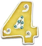 St&auml;dter Zahlen-Ausstechform 4
