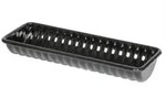 RIESS Rehr&uuml;ckenform 30x10cm schwarz Emaille