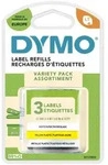 DYMO LetraTAG Starter Pack - Wei&szlig;, Silber, Gelb - Rolle (1,2 cm x 4 m) 3 Rolle(n...