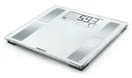 Soehnle Shape Sense Connect 100, Elektronische Personenwaage, 180 kg, 100 g, Sil...
