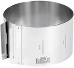 RBV BIRKMANN Tortenring verstellbar von &Oslash;18-30cm mit Skalierung 10cm