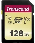 Transcend 500S - Flash-Speicherkarte - 128 GB - Video Class V30 / UHS-I U3 / Cla...
