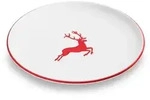 Gmundner Keramik Rubinroter Hirsch, Speiseteller Cup (&Oslash; 25cm)