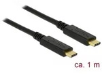 Delock Kabel USB 3.1 Gen 2 USB Type-C&trade; St. > USB Type-C&trade; St. E-Marker 1m schwarz