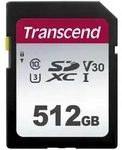 Transcend 300S - Flash-Speicherkarte - 512 GB - Video Class V30 / UHS-I U3 / Cla...