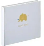 Walther Baby Animal blau 25x28 50 wei&szlig;e Seiten / Elefant UK148L