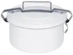 Riess Dichtungsdose Emaille &Oslash;14 1Liter Deckel/Klemmverschluss Classic Weiss...