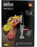 Braun Multiquick 7 MQ 7045X - Handmixer - 1000 W - Edelstahl/Schwarz