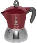 BIALETTI Espressokocher New Moka Induction 4 Tassen rot