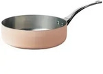De Buyer GERADE SAUTEUSE, KUPFER/EDELSTAHL PRIM