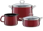Riess Starterset 3 teilig Nouvelle Rosso extrastark Emaille